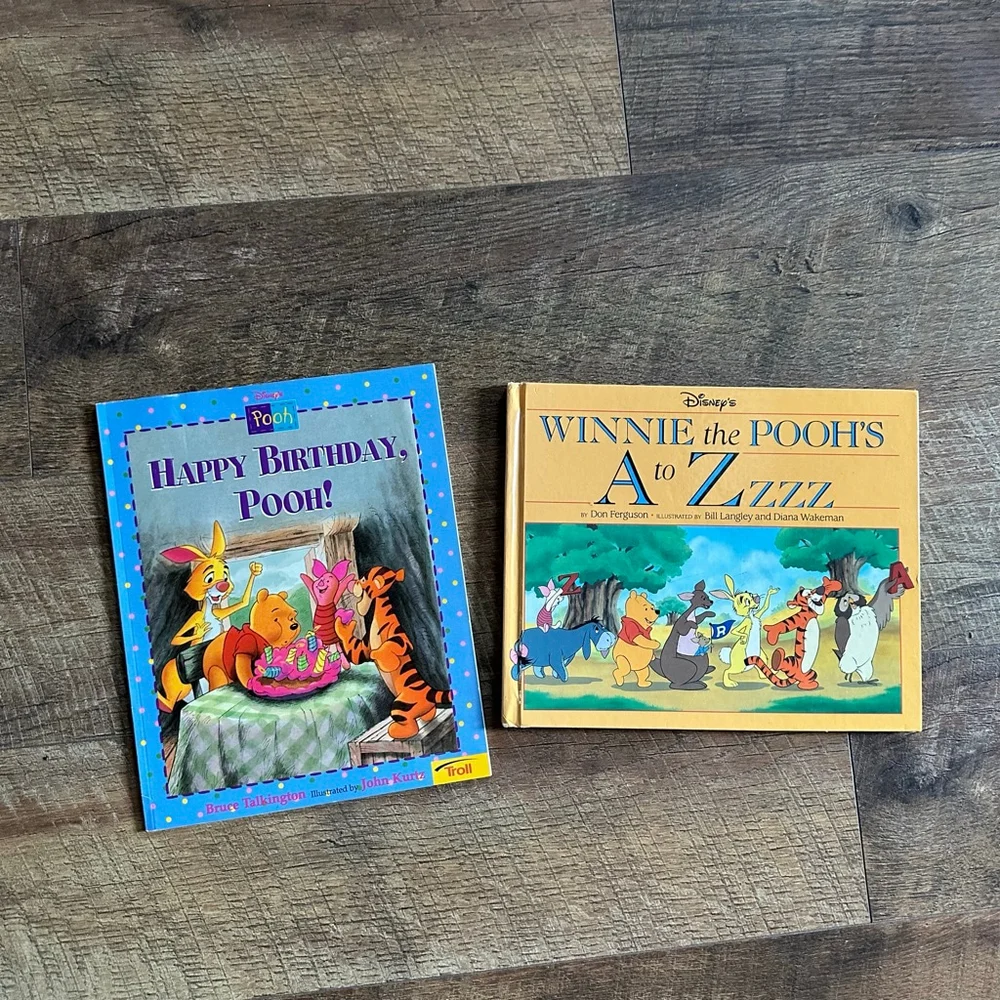 Birthday Disney Winnie the Pooh Books set 90’s